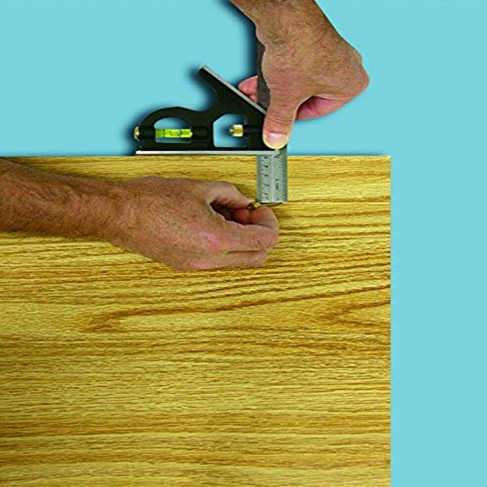 

sa-324 Penggaris Siku Waterpass Kombinasi Woodworking Tools Termurah