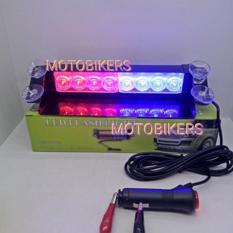 PROMO Lampu LED Dasboard Mobil 12volt 8mata Lampu Led