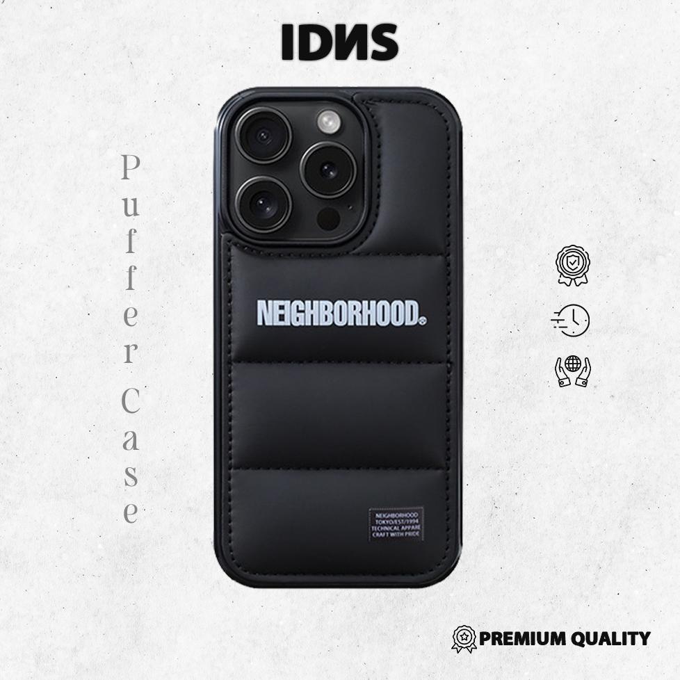 (POTONGAN HARGA) IDNS Puffer Iphone Neighborhood 04 Case Iphone 12 Pro Max Iphone 11 13 Pro Max 14 P