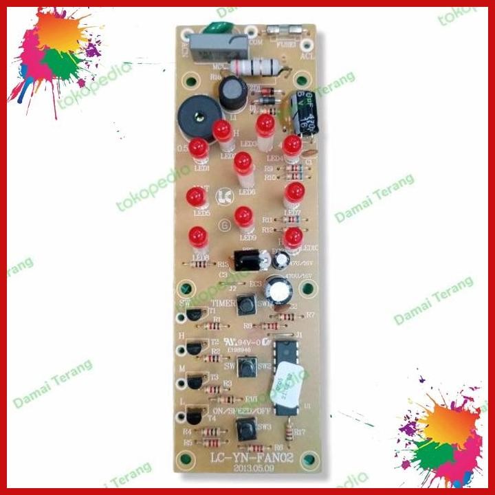 (DAM) MODUL PCB KIPAS ANGIN COSMOS 16 WFCR ORIGINAL
