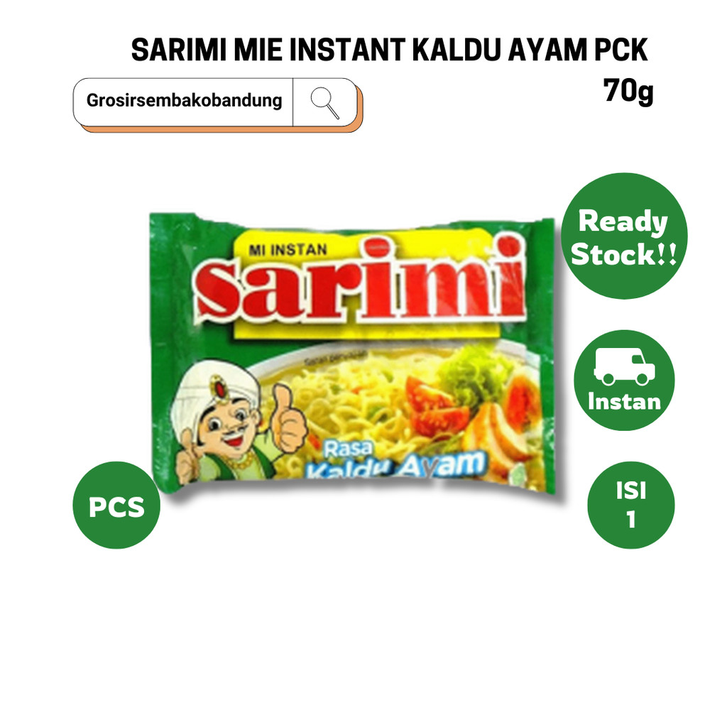 

SARIMI MIE INSTANT KALDU AYAM PCK 70g - 1 Pcs - Kota Bandung