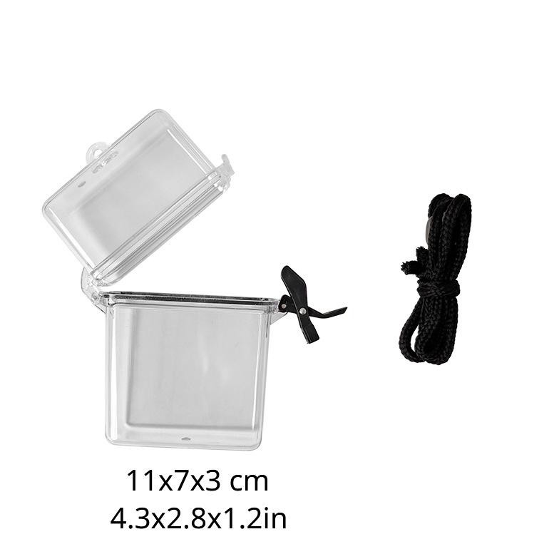 

It34 [Hot] Transparan Plastik Portabel Kpop Photocards Holder Kotak Penyimpanan Kunci Uang Bahan Plastik Tahan Air Premium