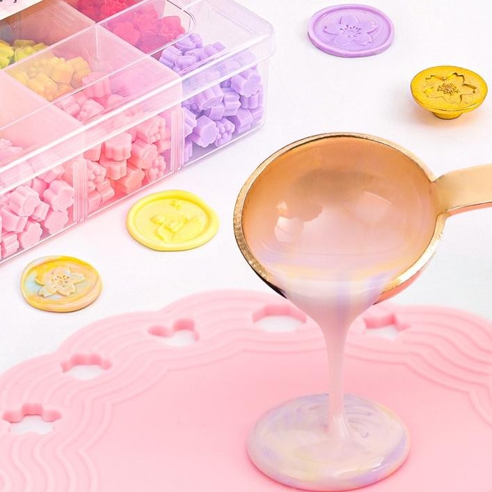 

Special Sale! DIY Set cat api Wax Seal Set Beads Colorful Lilin Segel Tablet 461PCS/Set Berkualitas