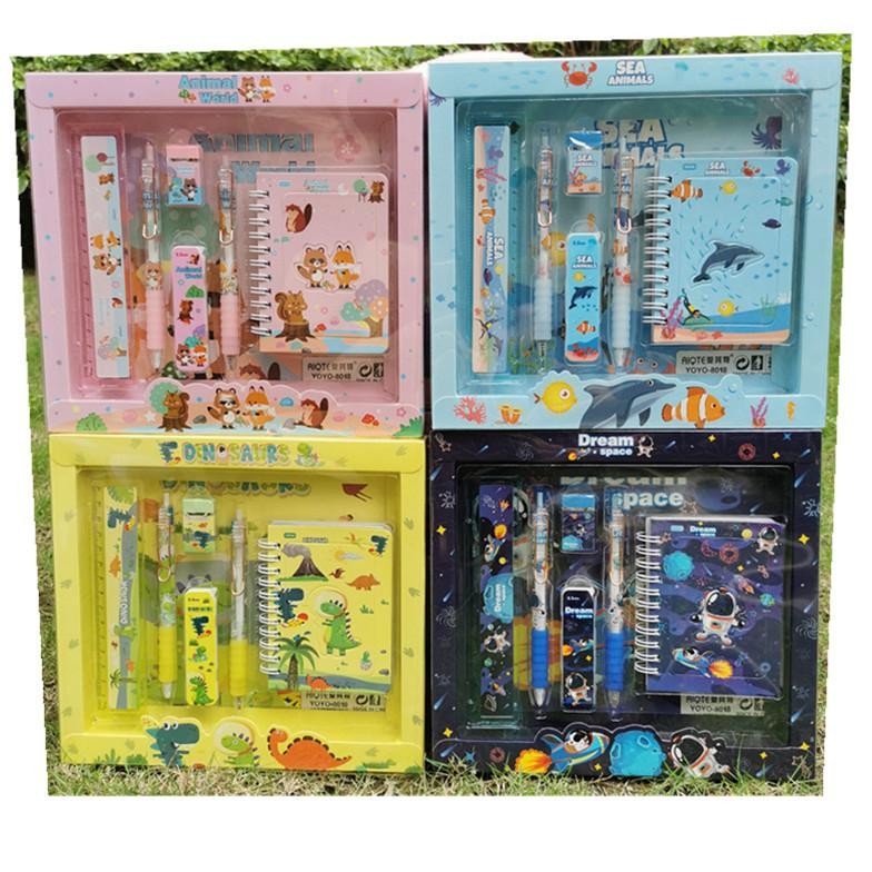 

ukd- STUDY SET STATIONERY PENSIL SET PAKET ALAT TULIS SEKOLAH Karakter / Paket alat Tulis + kotakpensil / Souvenir Ulang Tahun ATK Set Anak karakter Terlaris