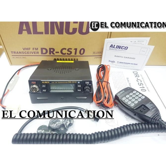 RADIO RIG ALINCO DR CS10 VHF ORI - RADIO RIG MOBIL ALINCO DR CS 10 VHF