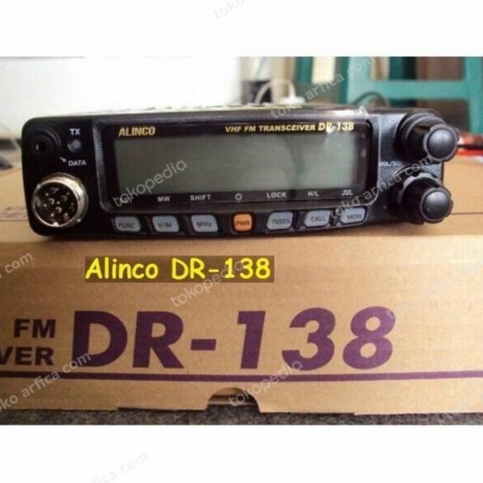 RADIO RIG ALINCO DR-138 VHF GARANSI ALINCO DR 138 DR138 60Wat