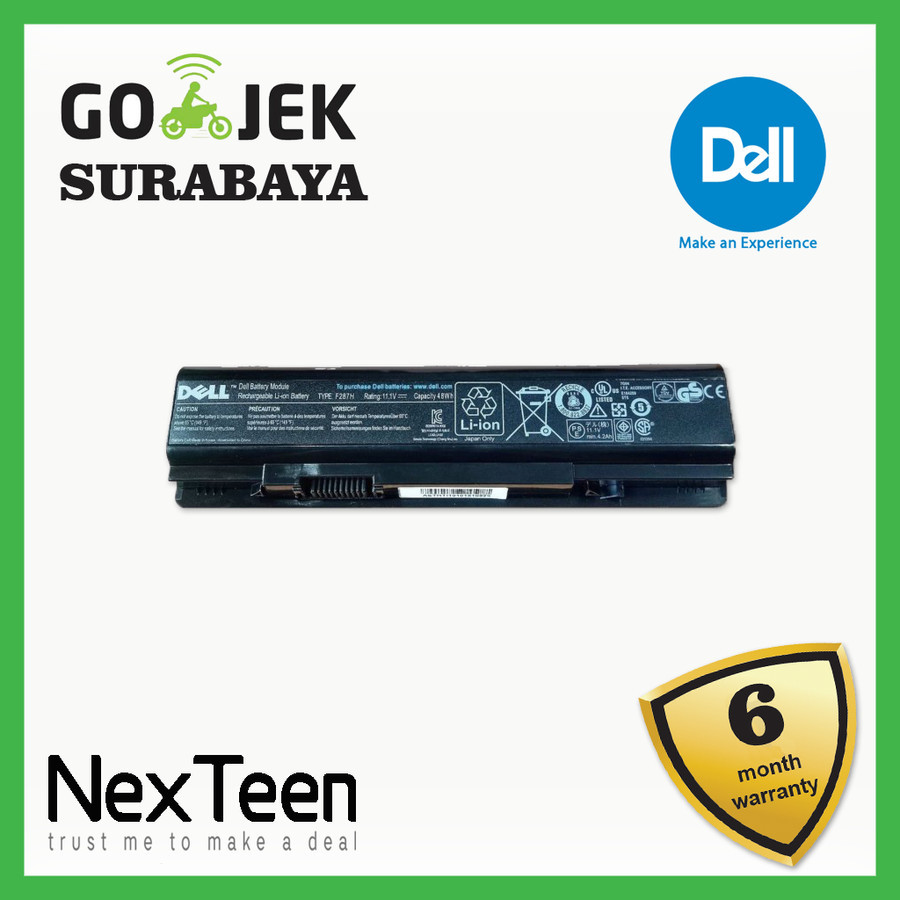 Original Baterai Deell F286H, F287F, R988H , PP28L, PP38L Grade A