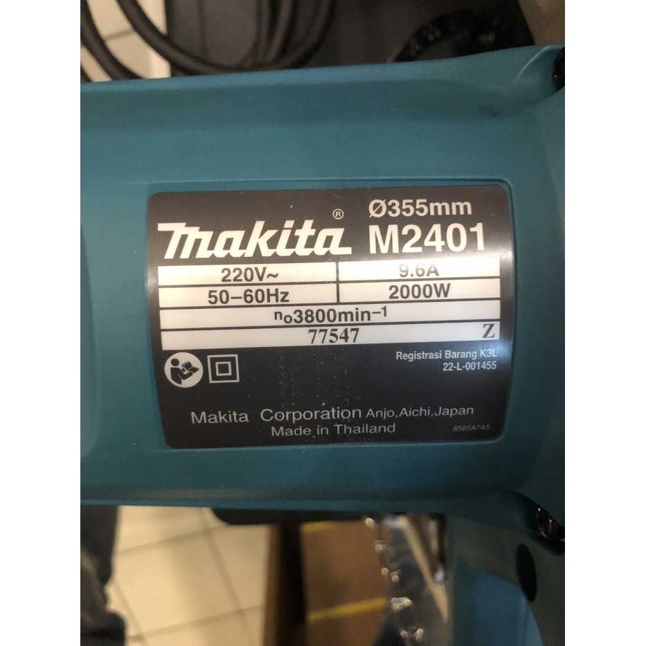 Mesin Potong Besi 14" Maktec Mt 243 / Cut Off Maktec Mt 243