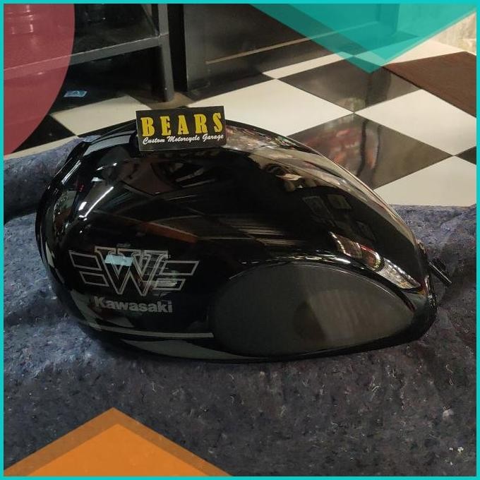Tangki Kawasaki W175 Black style Original 140BZ4 suku cadang