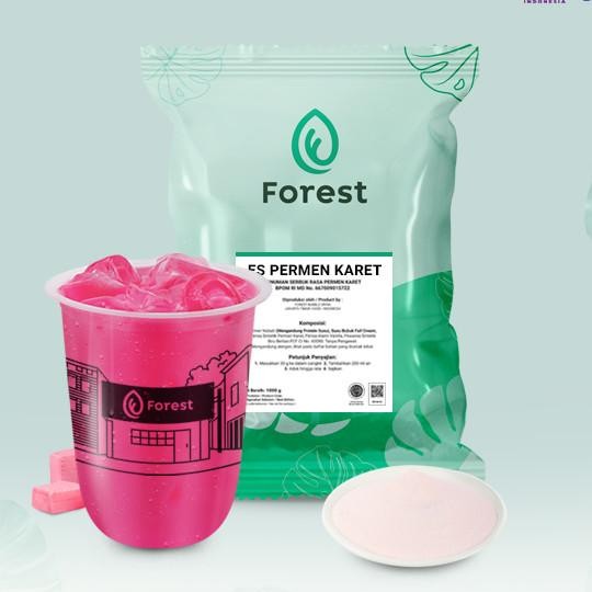 

Bubuk Numan Es Permen Karet Viral 1000G - Forest Bubble Drink