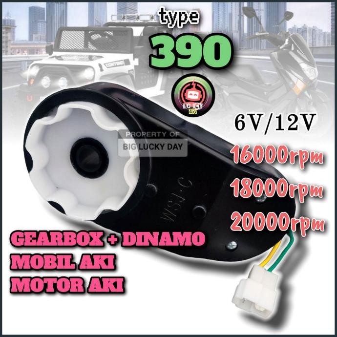 Gearbox Mobilan Aki Type 390 6V / 12V Wsj-C 16000Rpm 18000Rpm 20000Rpm Original