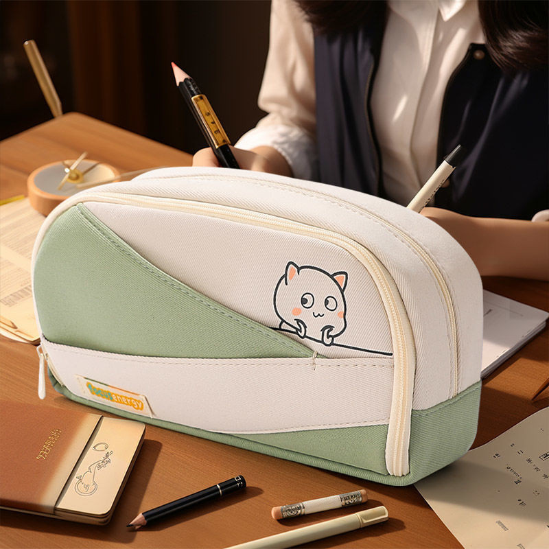 

Kotak Pensil Katun Tempat Pensil Alat Tulis Kapasitas Super