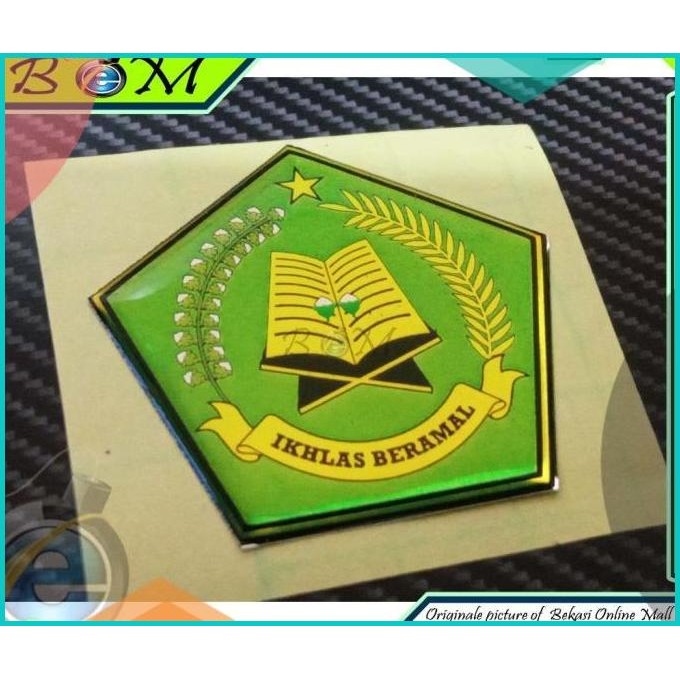 

Sticker stiker Logo timbul kementerian agama 140BZ4 perkakas