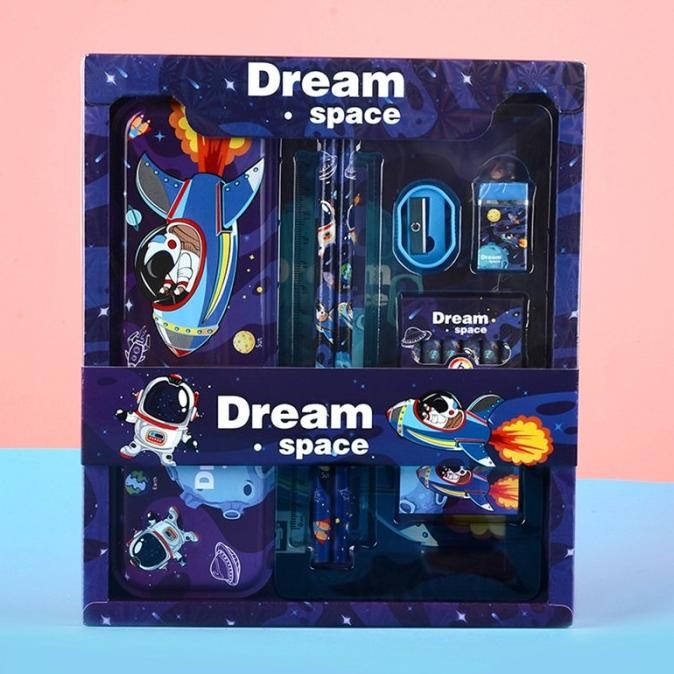 

yl-24 Kotak Pensil Anak Set Stationery Set Hadiah Anak Sekolah Alat Tuli Sale