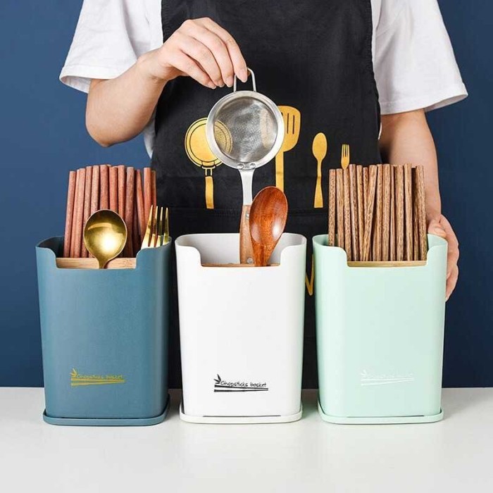 

Terbaru Cuttlery Holder Tempat Sendok Garpu Alat Makan Masak Dapur Utensil Rak Limited