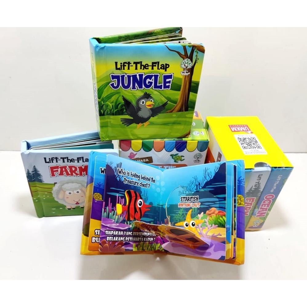 Murah Tpbl Buku Edukasi Anak/ Buku Belajar Anak 3 In 1 Langsung Dapat 3 Buku / Flip The Flap Book 2 