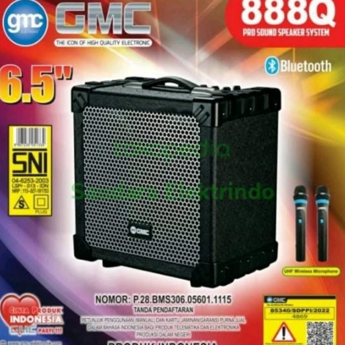 SPEAKER PORTABEL GMC 888Q GARANSI RESMI GMC 2807T