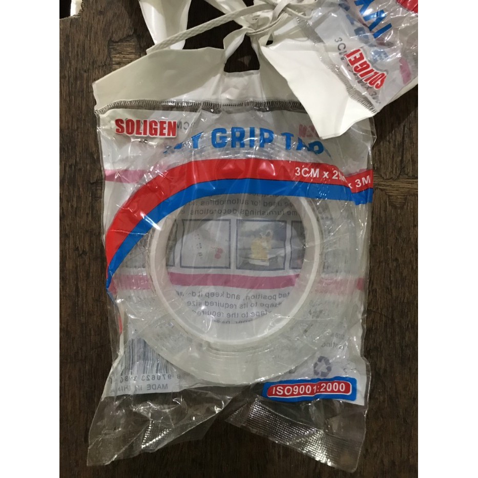 

best produk] Double tape bening merk soligen