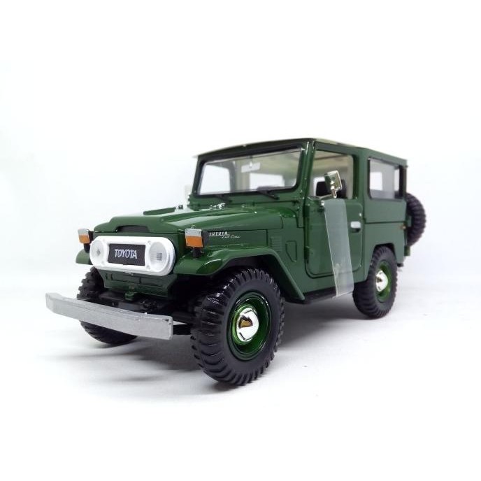 Diecast Miniatur Mobil Jeep Hardtop Toyota Land Cruiser Fj40 Hijau LSA