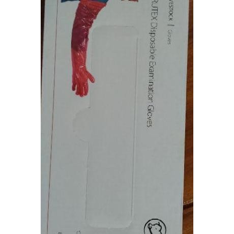 Glove Ib / Glove Palpasi Perrectal / Sarung Tangan Plastik Ib 5 Jari