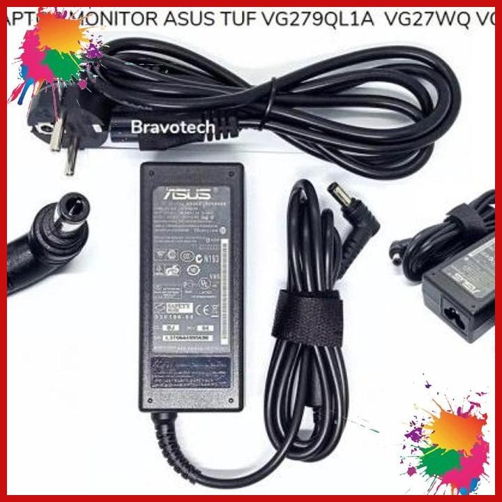 (BRAV) ADAPTOR CHARGER 65W MONITOR ASUS TUF VG279QL1A  VG27WQ VG289Q NEW