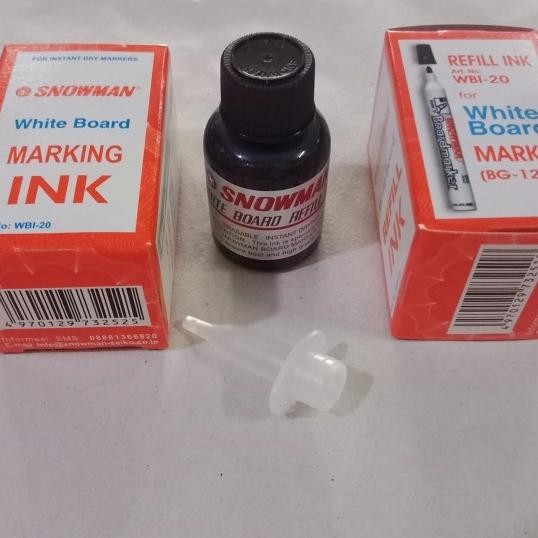 

Tinta Refill Spidol Snowman White Board / Permanent Marking Ink