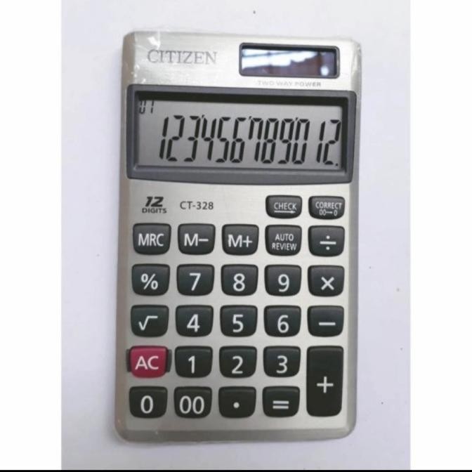 

dg-78 Kalkulator mini citizen 328 - Kalkulator Saku 12 Digit Terlaris