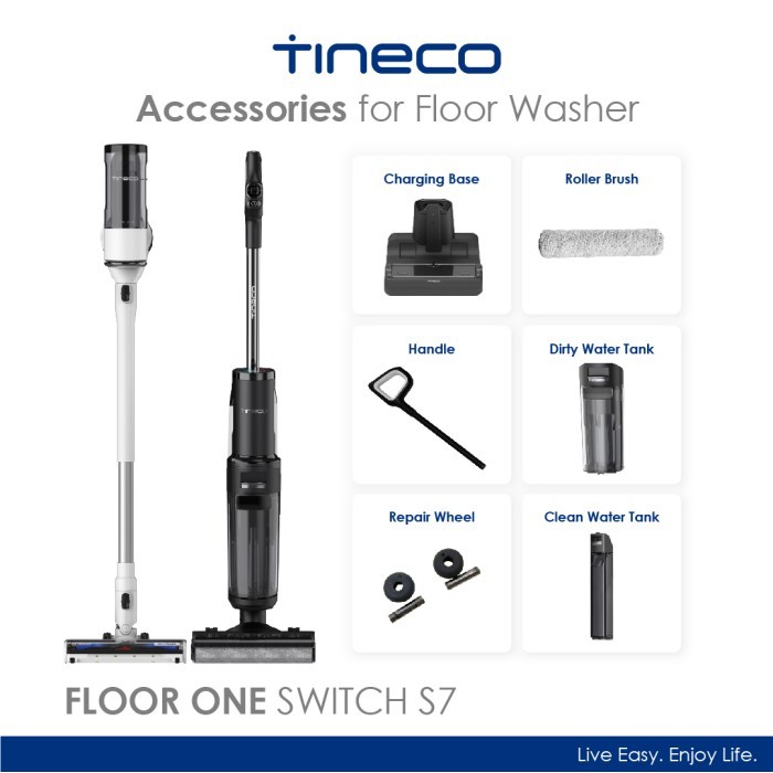 Tineco Floor One Switch S7 Attachments & Exchangeable Sale Tineco