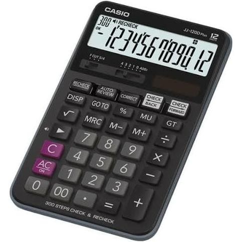 

JH85 Casio JJ 120 D Plus Kalkulator Desktop 12 Digits Berkualitas