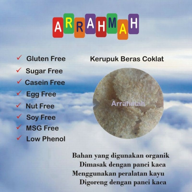 

Kerupuk Beras Coklat / CFGFSF / Autis / Arrahmah