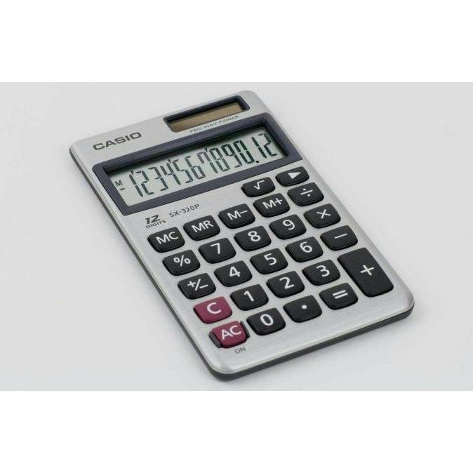 

PJJ-1621 Casio Calculator Pocket SX320P 12 digit Murah