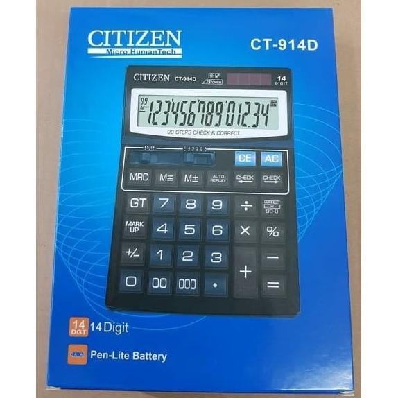 

GA24 Kalkulator Citizen CT 914 Termurah