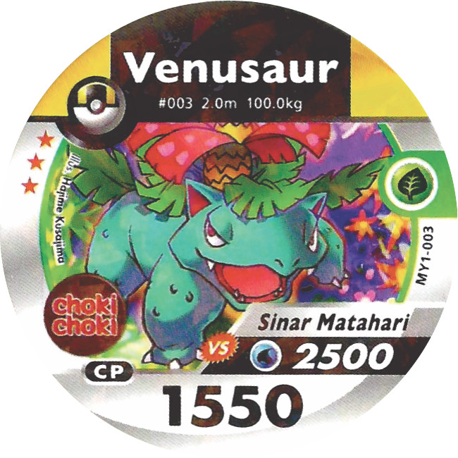 Kartu Pokemon Medalion Choki Choki Venusaur