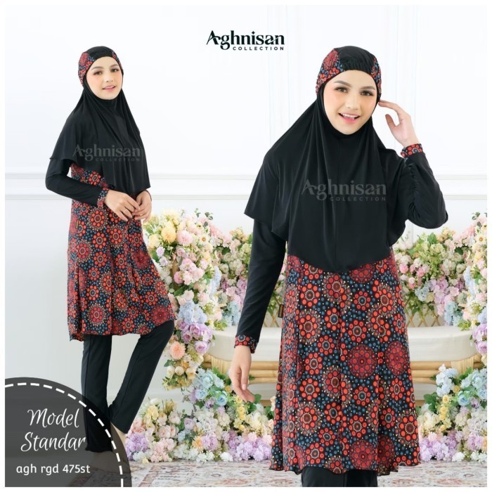 TERBARU Baju Renang Muslimah Aghnisan Standar AGH RGD ST