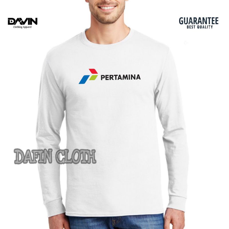 Kaos Pria Baju Tshirt Lengan Panjang Pertamina