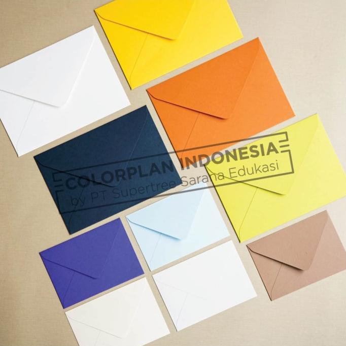 

Amplop Colorplan 135gsm A6-114 x 162 mm (1 Pack isi 10 Pcs)