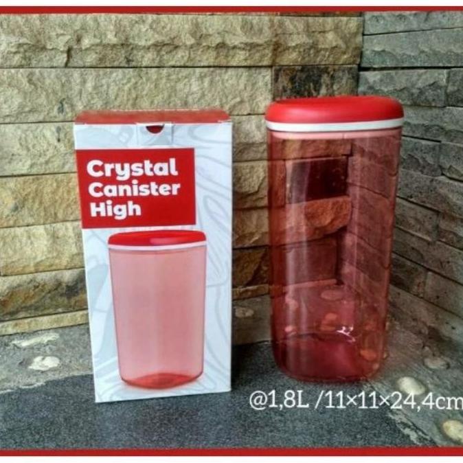 Toples Tupperware Crystal Canister High 1Pcs Promo Harlannewstore