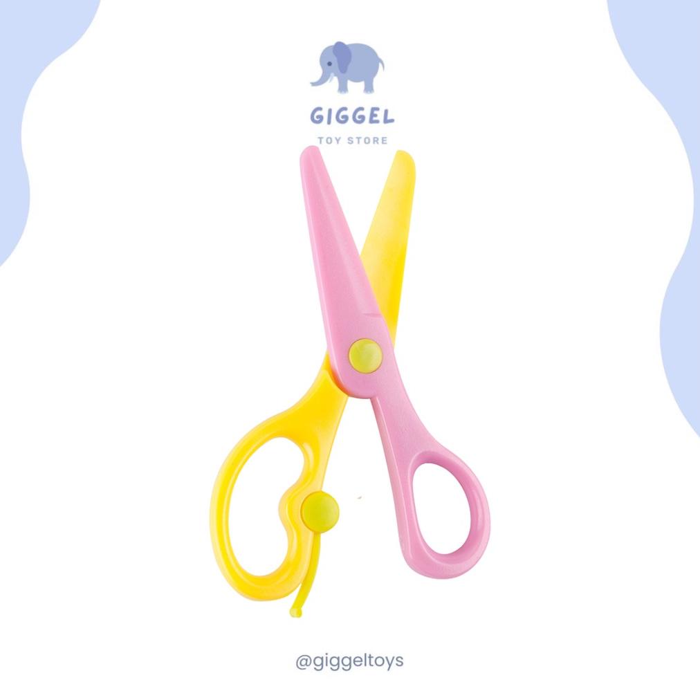 

Terbaru [ Giggel ] Rounded Scissors / Gunting Anak Plastik/ Safety Scissors/ Ujung Rounded / Gunting Aman Untuk Anak