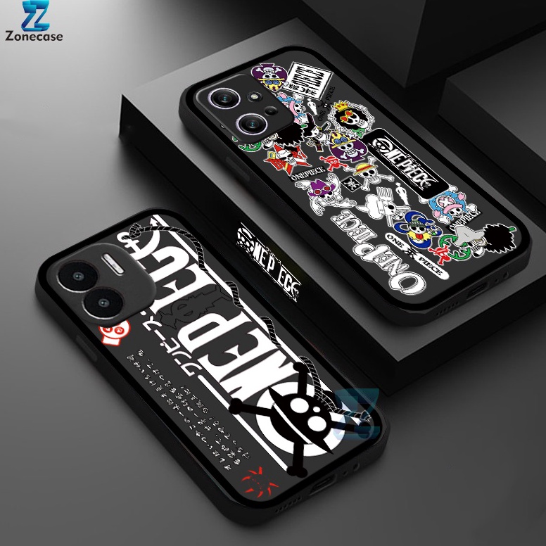 CodeSs9S3 Casing hp Redmi Note 12 4G Note 11 11s Redmi A2 A1 Redmi 10 2022 10C 10A 9A 9C 9T Note 10S Note 10 5G Note9 Anime Keren Bajak Laut King One Piece Silikon Soft Case ZONECASE