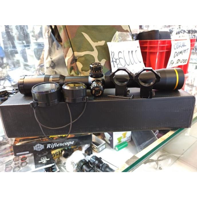 TELESKOP HAKKO 4-16X44 RING GOLD TUBE 30