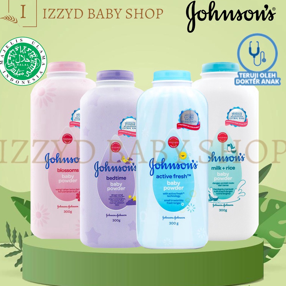 ➤➪✼✰ Johnson's Baby powder bedak tabur bayi johnsons blossom, bedtime, milk rice active fresh Jhonso