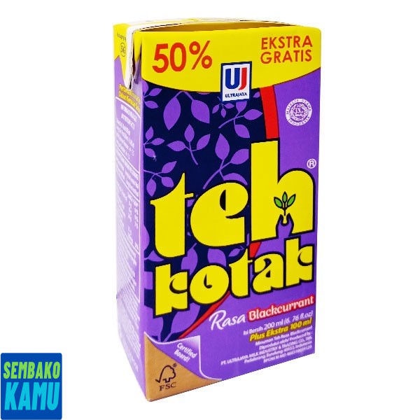 

Ultra Teh Kotak Blackcurrant Tp 300 ml