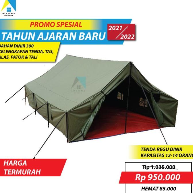 Tenda Pramuka / Tenda Regu Pramuka / Tenda Kemah / Tenda Pramuka 3x4