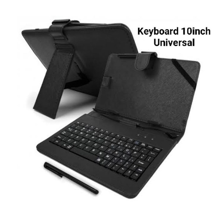 Laris Universal Keyboard Case Tablet 10inch Leather Case Keyboard Android Terbaru
