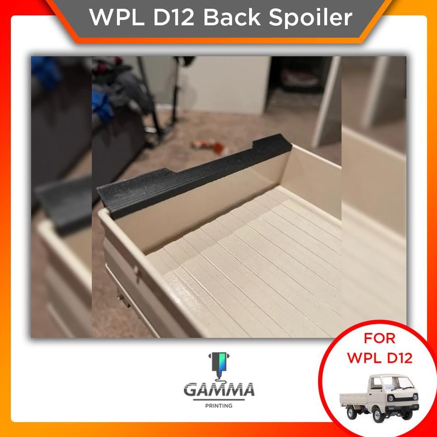 UDI511 WPL D12 Back Spoiler Drift Upgrade Suzuki Carry - Body Kit RC Truck +++