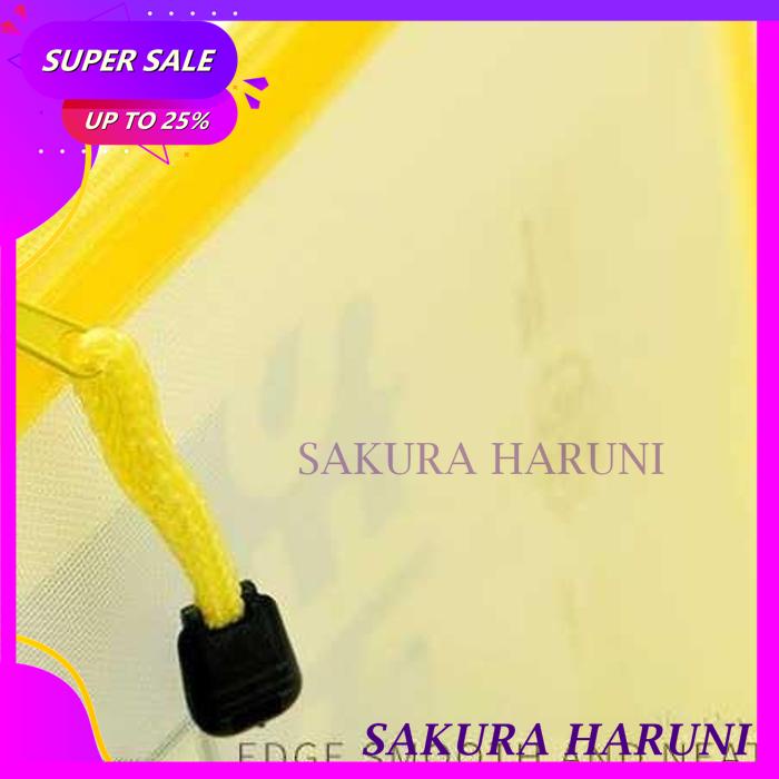 

TEMPAT PENSIL JARING TRANSPARANT DOCUMENT ORGANIZER ZIPPER BAG PRODUK BEST PRODUK !!