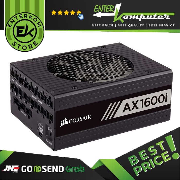 Terlaris Corsair Ax Series Digital 1600W Fully Modular Ax1600I - Titanium
