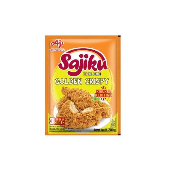 

Sajiku Tepung Bumbu Golden Crispy 200 Gr