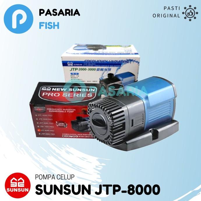 Buruan serbu] SUNSUN JTP8000 / JTP 8000 liter/jam Pompa Celup Kolam Rendah Daya