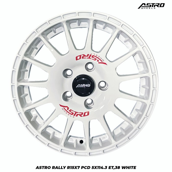 VELG MOBIL ASTRO RALLY 15X7.0 5X114.3 ET.38 WHITE